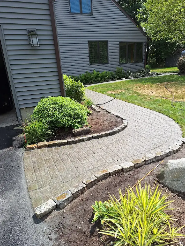 bricks and pathway pavers
