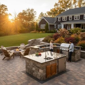 outdoor kitchen design Albany