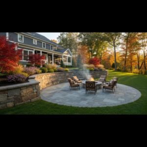 sloped yards retaining wall installation Glenmont