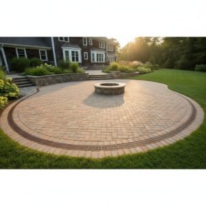 Yard drainage landscaping Latham