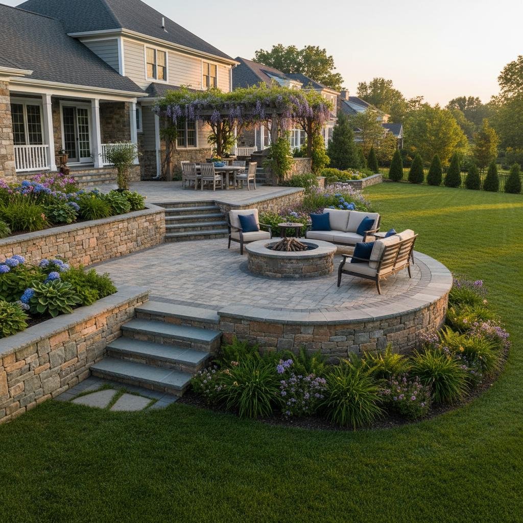 Landscape Design for Sloped Yard Niskayuna NY