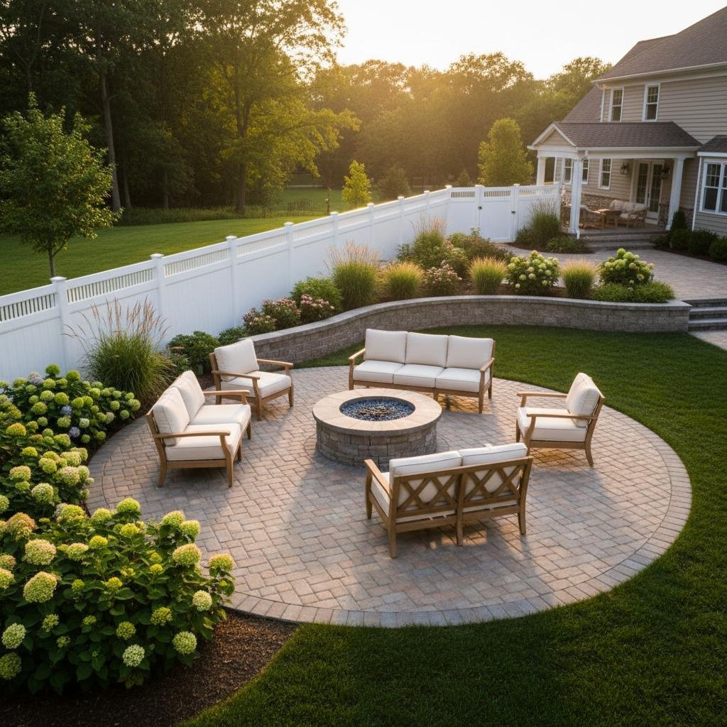 Niskayuna vinyl fence installation