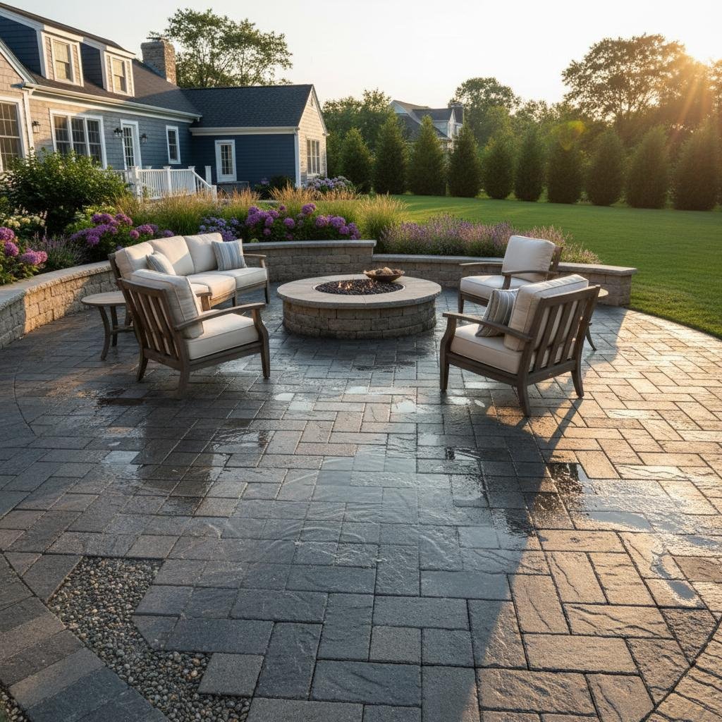 Saratoga Springs permeable paving patio contractors