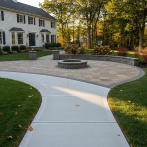Latham NY concrete walkway repair