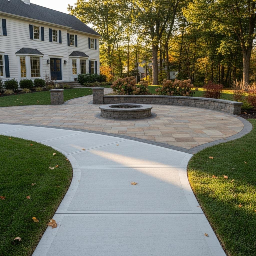 Latham NY concrete walkway repair