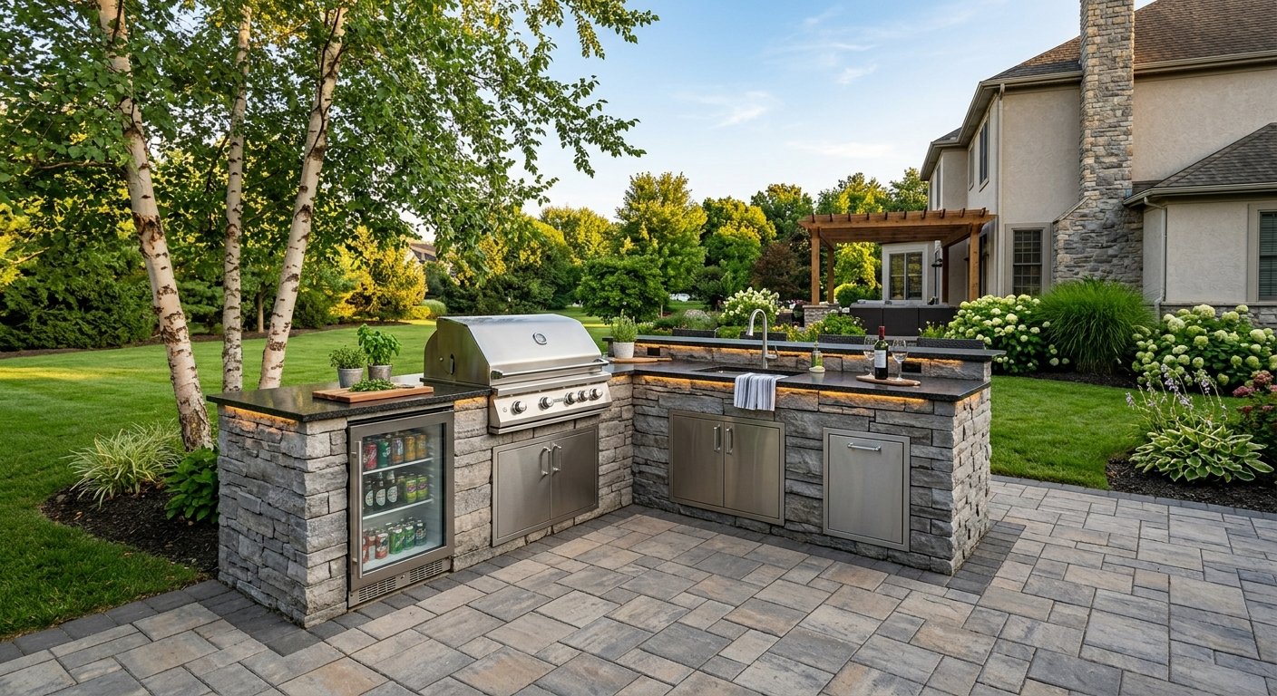 outdoor kitchen cost Schenectady NY