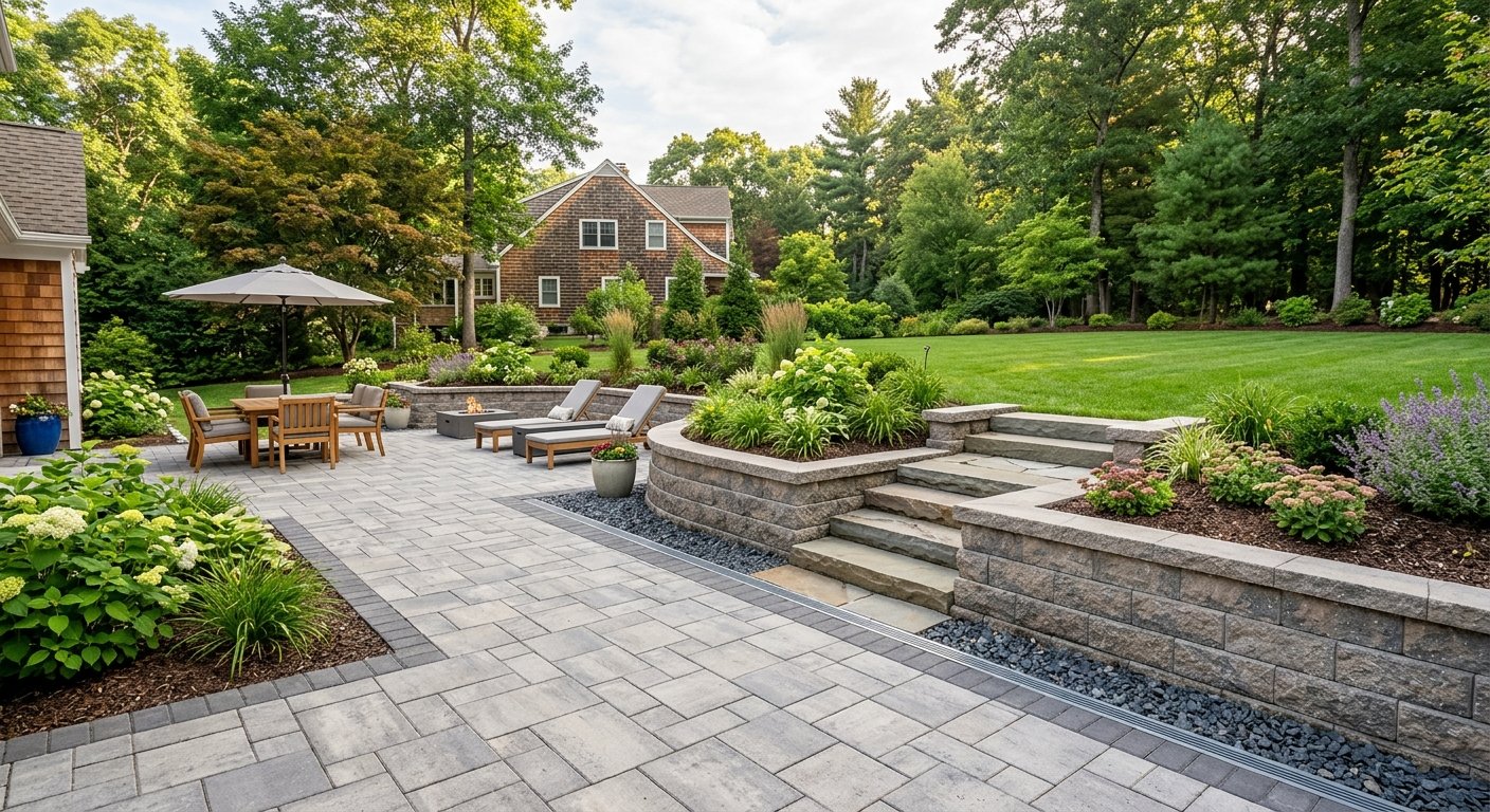 hardscaping drainage Albany NY