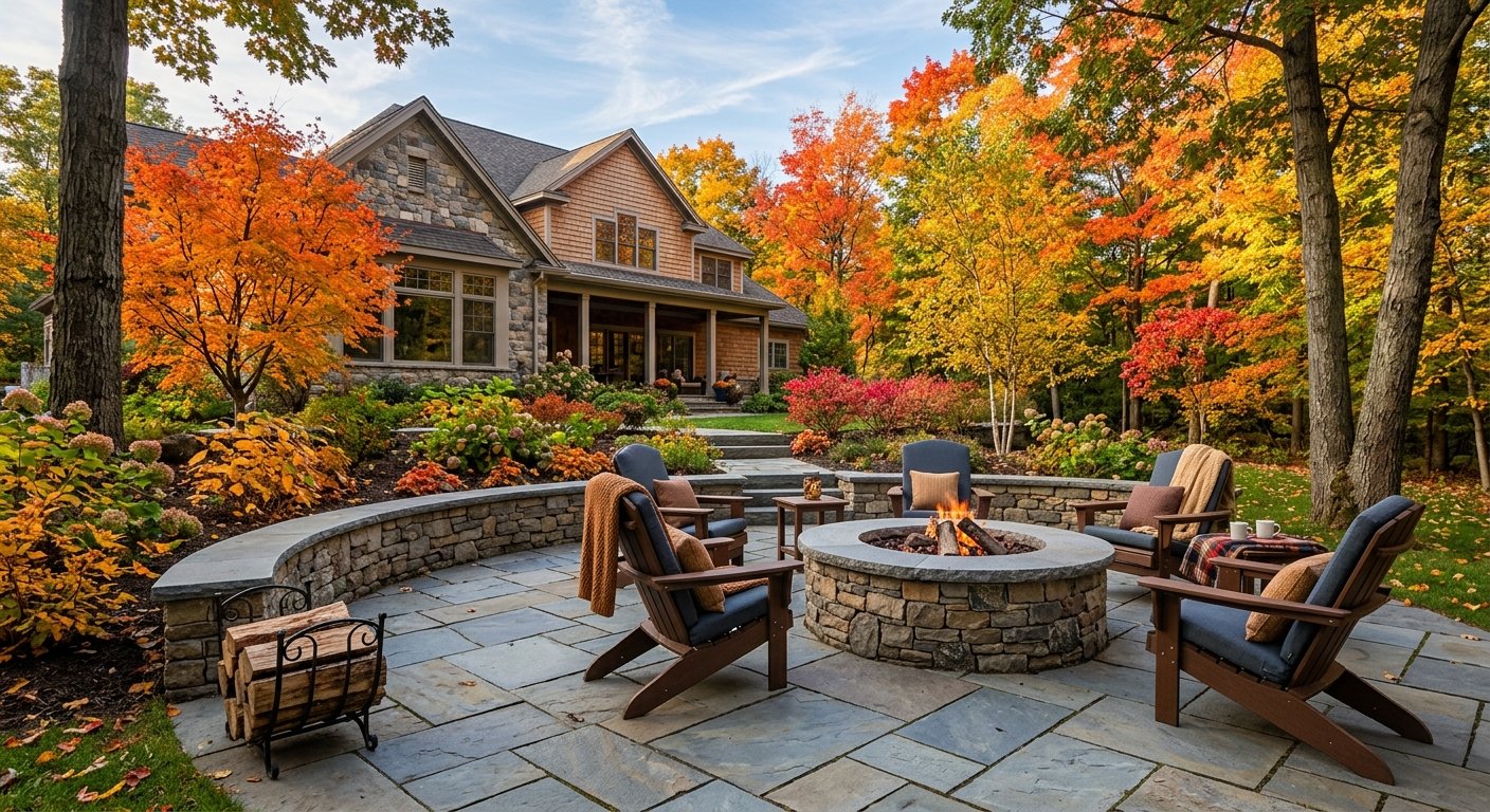 best season for hardscaping Albany NY