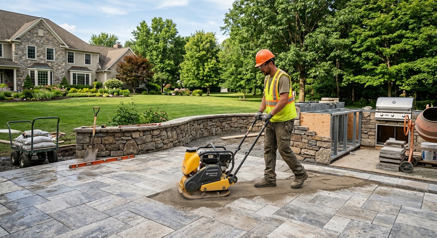 hardscape timeline Clifton Park NY